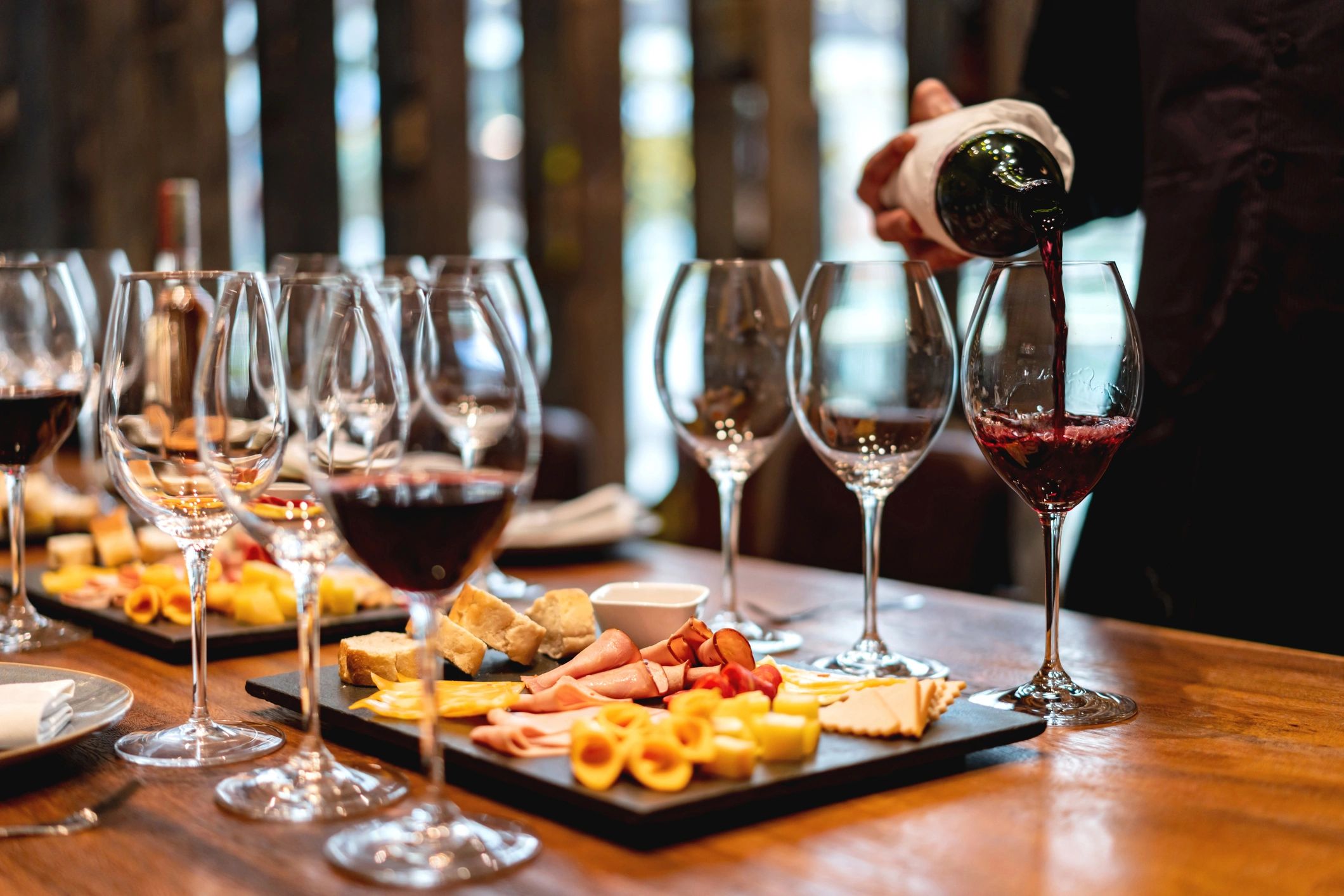 wine tasting modern winery
